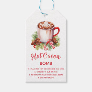 Hot Cocoa Bomb Shower Favor Gift Tags