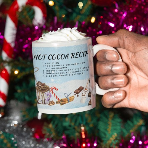 Hot Cocoa Chocolate Recipe   Coffee Mug