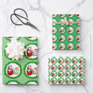 Hot Cocoa Christmas Movies Gnome Gift Wrap Set