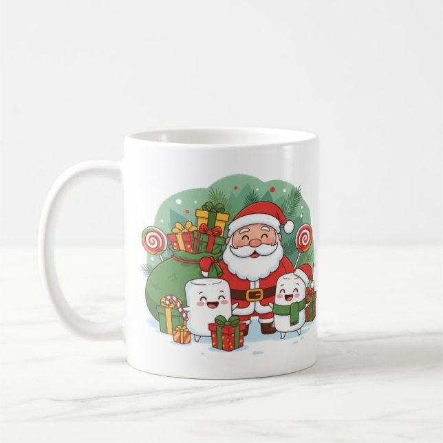 Hot Cocoa Christmas Mug (Left)