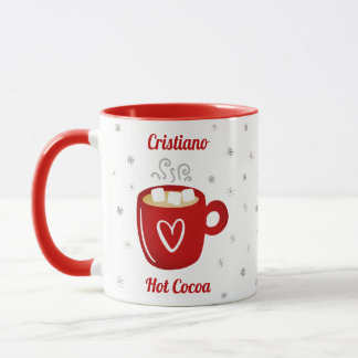 Hot Cocoa Christmas Name Mug