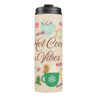 Hot Cocoa Christmas Vibes Thermal Tumbler