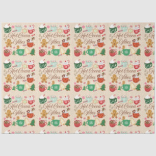 Hot Cocoa Christmas Vibes Tissue Paper