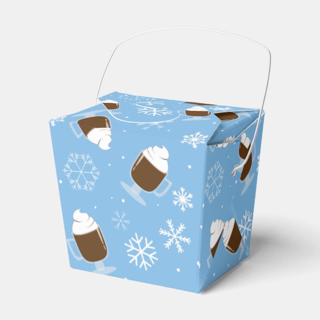 Hot Cocoa Favor Boxes (Front Side)
