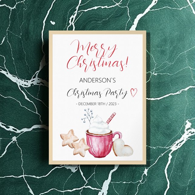 Hot Cocoa Gingerbread Party Framed Art (Creator Uploaded)