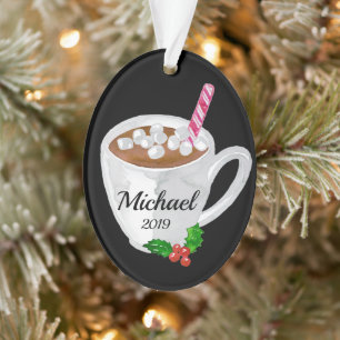 Hot Cocoa Mug Personalized Ornament