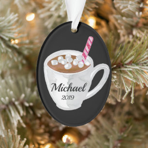 Hot Cocoa Mug Personalized Ornament