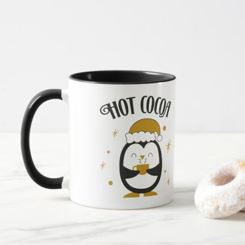 Hot Cocoa Penguin Mug