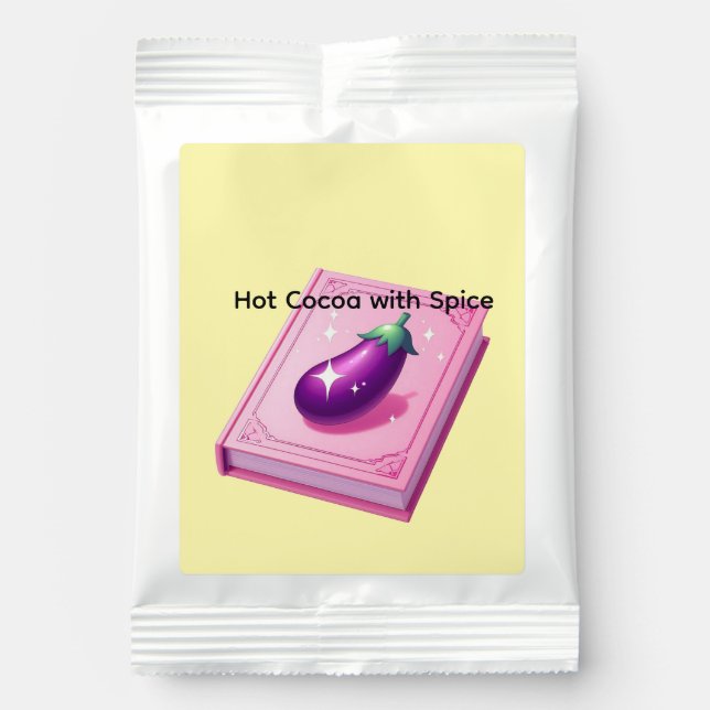 Hot Cocoa w/ Spicy Book Chocolate Drink Mix (Front)