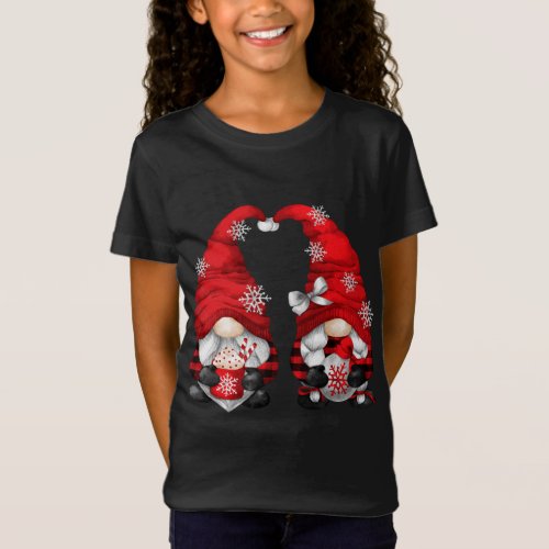 Hot Cocoa Xmas Gnomes For Funny Matching Family Ch T_Shirt