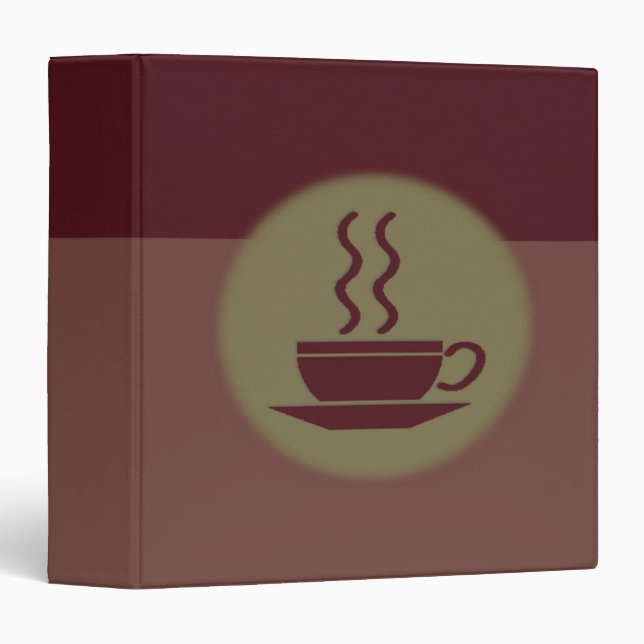 Hot Coffee Avery Binder (Front/Spine)