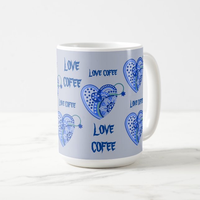 HOT COFFEE LOVE MUG (Front Right)