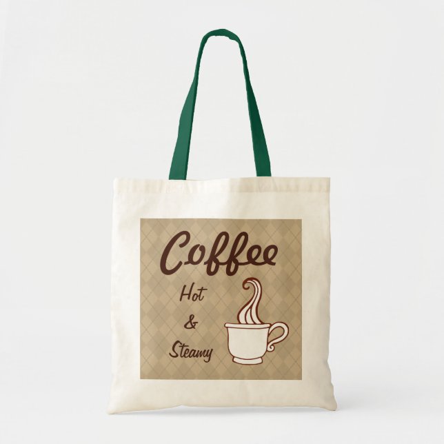Hot Coffee Tote Bag Gift (Front)