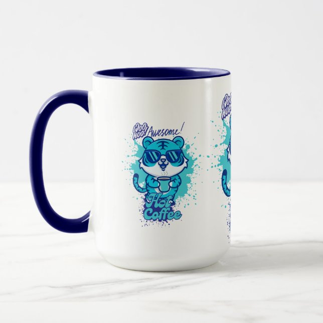 Hot Coffee Trending Design Mug (Left)