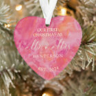 Hot Color First Christmas Mr and Mrs