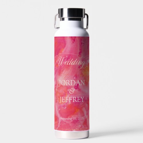 Hot Color Romantic Wedding Water Bottle