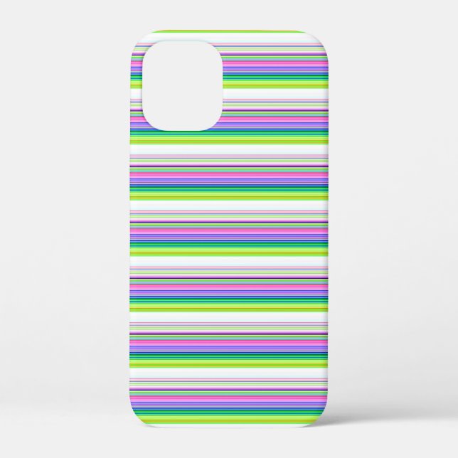 Hot colorful neon stripes Case-Mate iPhone case (Back)