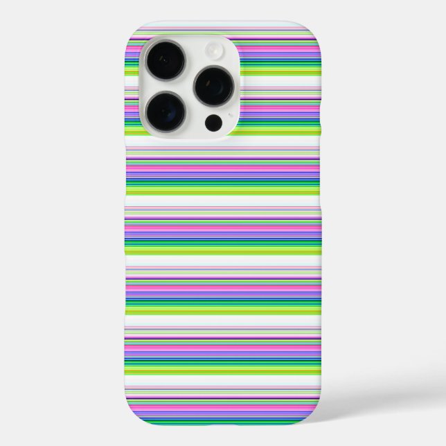 Hot colorful neon stripes Case-Mate iPhone case (Back)