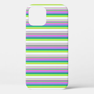 Hot colorful neon stripes iPhone 12 pro case
