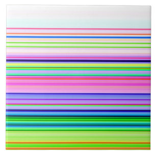 Hot colorful neon stripes ceramic tile