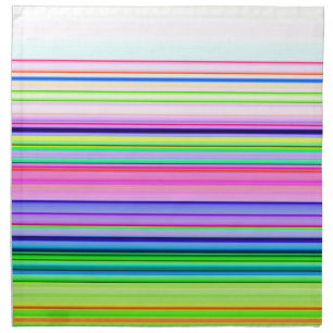Hot colorful neon stripes cloth napkin