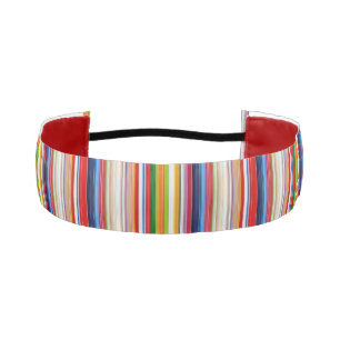 Hot colorful stripes athletic headband