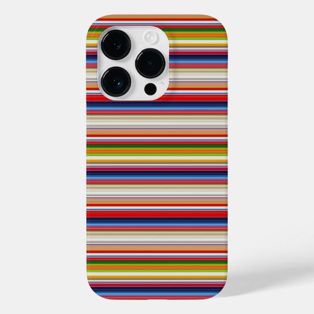 Hot colorful stripes Case-Mate iPhone case (Back)