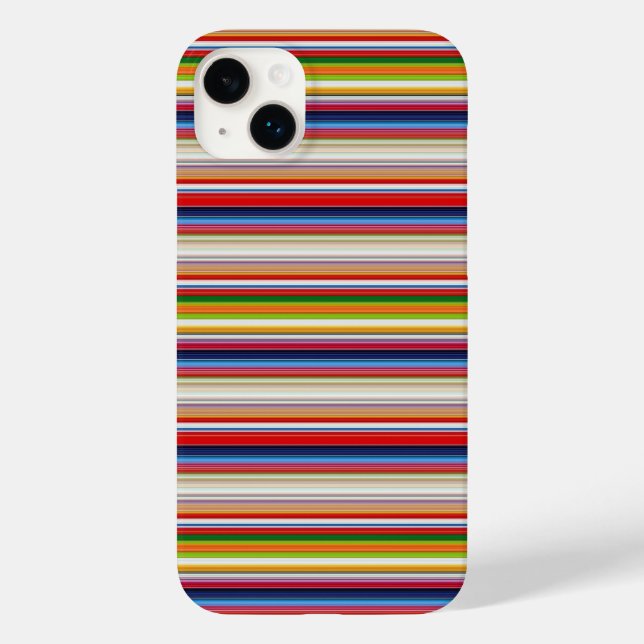 Hot colorful stripes Case-Mate iPhone case (Back)