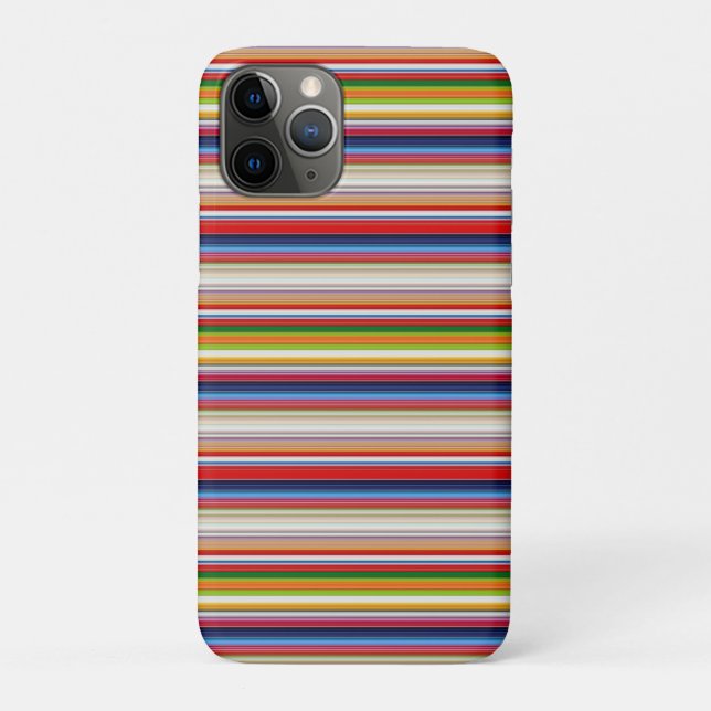 Hot colorful stripes Case-Mate iPhone case (Back)