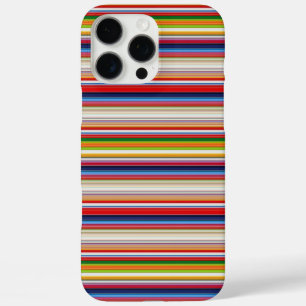 Hot colorful stripes iPhone 16 pro max case