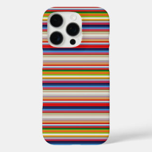 Hot colorful stripes iPhone 16 pro case