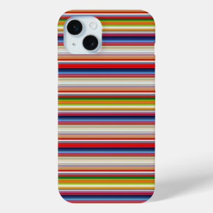 Hot colorful stripes iPhone 15 plus case