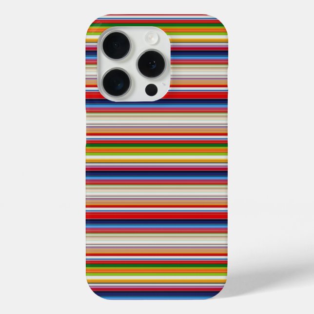 Hot colorful stripes Case-Mate iPhone case (Back)