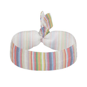 Hot colorful stripes elastic hair tie
