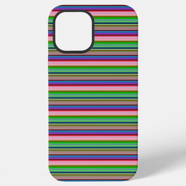 Hot colorful stripes iPhone case (Back)