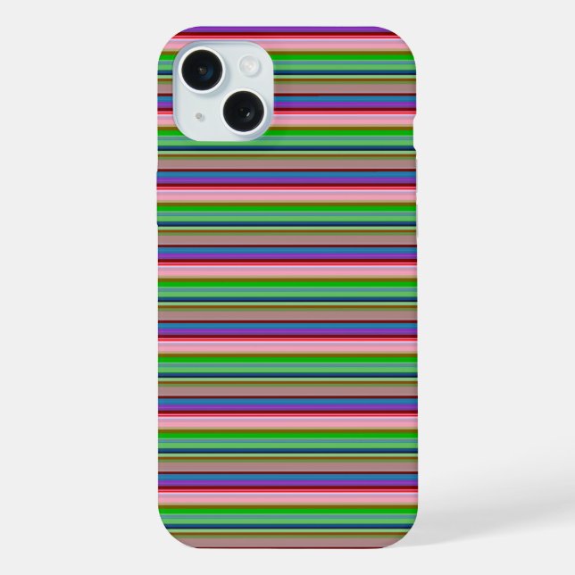 Hot colorful stripes iPhone case (Back)