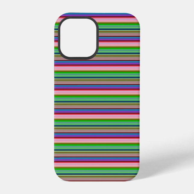 Hot colorful stripes iPhone case (Back)