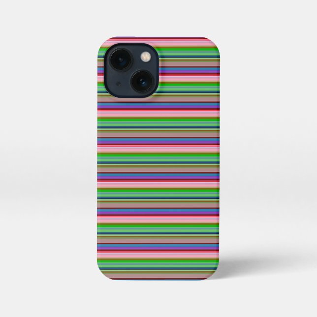 Hot colorful stripes iPhone case (Back)