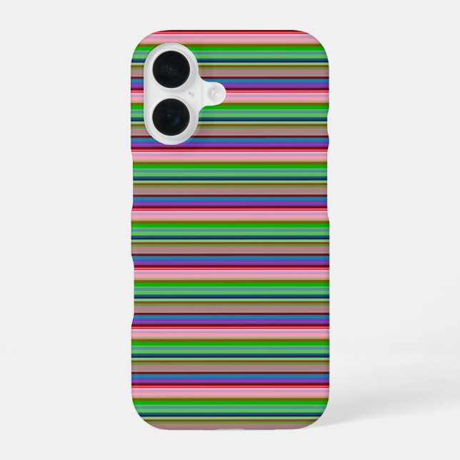 Hot colorful stripes iPhone case (Back)