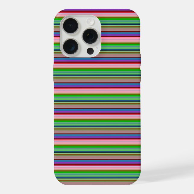 Hot colorful stripes iPhone case (Back)