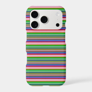 Hot colorful stripes iPhone 17 pro case
