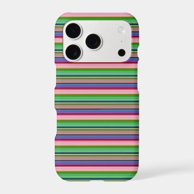 Hot colorful stripes iPhone case (Back)