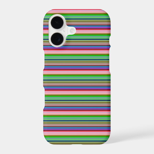 Hot colorful stripes iPhone case (Back)
