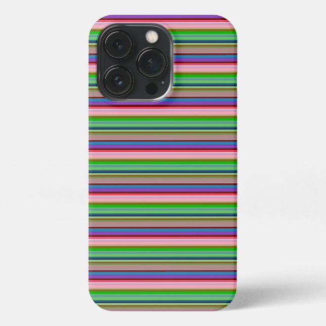 Hot colorful stripes iPhone case (Back)