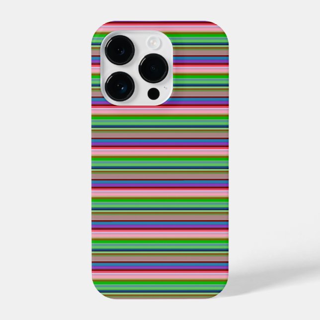 Hot colorful stripes iPhone case (Back)