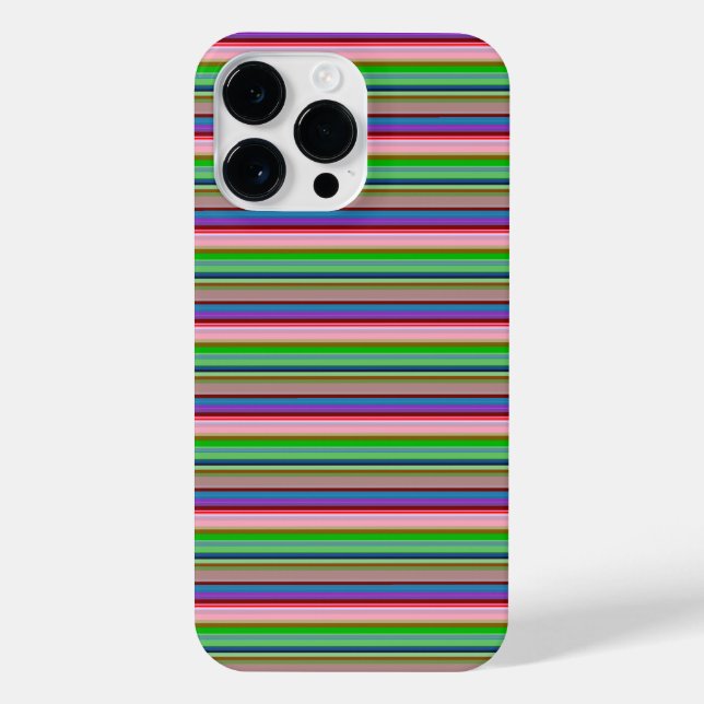 Hot colorful stripes iPhone case (Back)