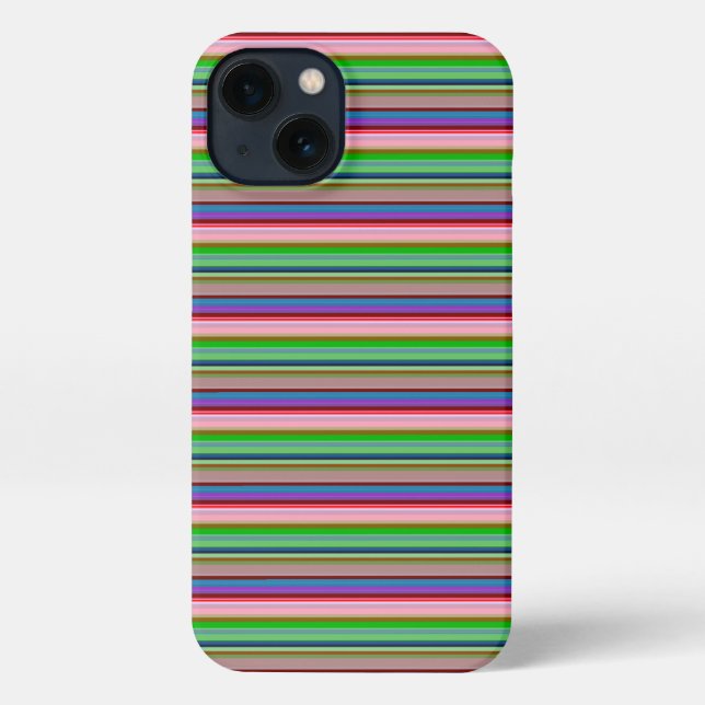 Hot colorful stripes iPhone case (Back)