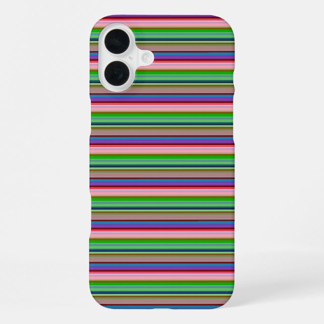 Hot colorful stripes iPhone case (Back)