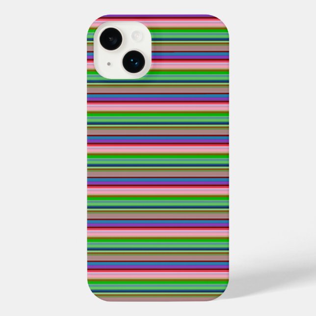 Hot colorful stripes iPhone case (Back)