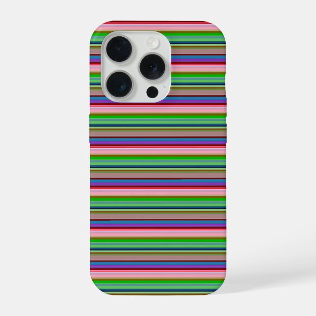 Hot colorful stripes iPhone case (Back)